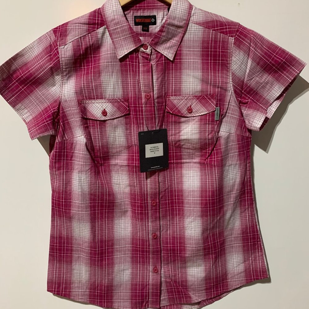 New Wolverine Women's Medium Shirt-Sangria
